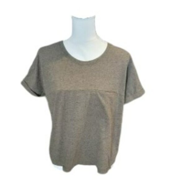 Outdoor Research Short Sleeve Top in Khaki Green & Black Top in Size L - Picture 1 of 4